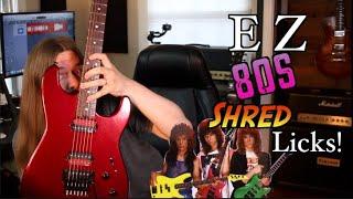 Easy 80s Shred Licks Everyone Should Know!