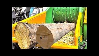 Incredible Fastest Wood Chipper Machines Working, Amazing Powerful Root Tree Shredder Machines