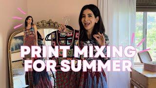 PRINT MIXING FOR SUMMER! SUMMER STYLING & OUTFIT IDEAS!