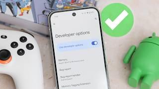 ENABLE these Developer Options NOW!