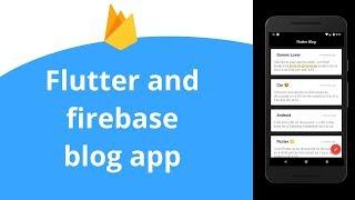 Flutter blog app : Firebase realtime database