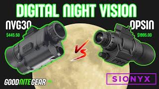 Sionyx Opsin vs NVG30  Premium($1995) vs Budget ($445) Night Vision