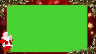 Merry Christmas  Animated News Formate  Abstract Background | Green Screen