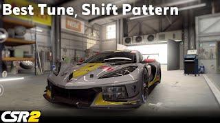 CSR2 Corvette C8.R | Tune & Shift Pattern | Maxed Tune | CSR Racing 2