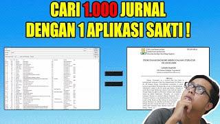 Cara Mencari Jurnal Otomatis Dengan Aplikasi Sakti! Bisa Dapat 1000 Jurnal Lebih!