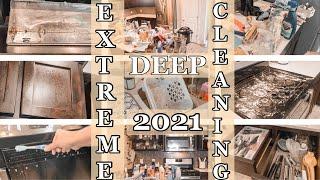 HOW I DEEP CLEAN | EXTREME CLEANING MOTIVATION 2021 | REAL MESSY CLEAN WITH ME | 7 Hours Cleaning