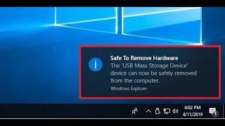 How to Disable or Enable Safely Remove Hardware in Windows 10