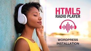 HTML5 radio player plugin wordpress installation tutorial