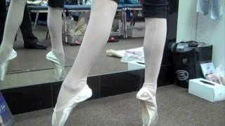 Robbie (12) Pointe Shoe Fitting Russian Pointes