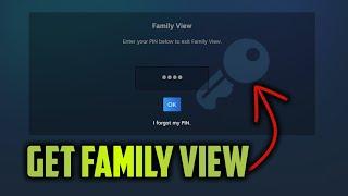 How To Get Family View On Your Steam Account! (Pin Code)