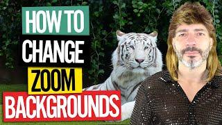 HOW TO CHANGE YOUR ZOOM BACKGROUND (With or Without Green Screen) and design your own