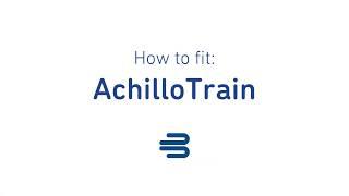 How to fit: AchilloTrain