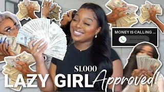 7 "LAZY GIRL" HACKS TO SAVE YOUR FIRST $1,000 FAST! MILLENNIAL MONEY EP. 1