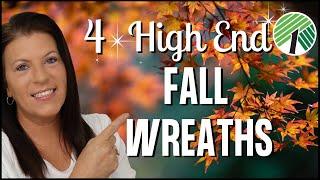 4 Amazing Dollar Tree Fall Wreaths/ Fall 2023 Series Episode 2