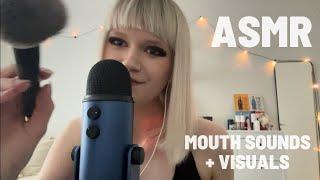 ASMR | slow wet mouth sounds with visuals