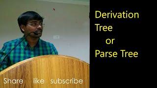 3.6 Derivation Tree |  Parse Tree of a Context Free Grammar Construction ||TOC|| FLAT