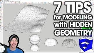 7 Tips for Modeling with HIDDEN GEOMETRY in SketchUp