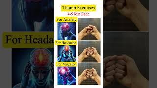 3 Simple Exercises For HEADACHE , MIGRAINE, - Best Exercises for Anxiety,  PAIN RELIEF | trimukyoga