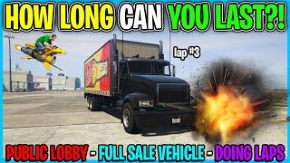 How Long Will We SURVIVE In A FULL SALE VEHICLE In A PUBLIC LOBBY! (GTA 5 Online)