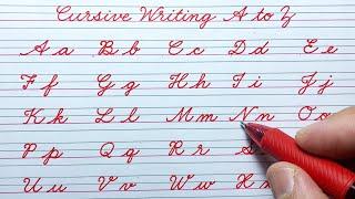 Cursive writing a to z | Cursive Writing abcd | Cursive letters abcd | Cursive handwriting practice