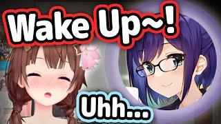 A-Chan Wakes Up Sora IRL and Shows Us Her Cute *Morning Voice*【Hololive】