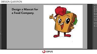 Mascot Design for a Food Company |  Solved Questions | NID, NATA, CEED, NIFT Online Session