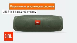 Портативная акустическая система JBL Flip 5 с защитой от воды  RU EAC