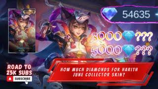 HOW MUCH /DIAMONDS FOR HARITH COLLECTOR SKIN "PSYCHIC" IN NEW GRAND COLLECTION EVENT | MLBB