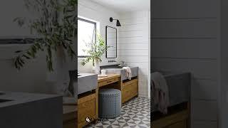 Rustic Bathroom Design Ideas | Rustic Style Bathroom Inspired #shorts #rusticdesign #bathroom