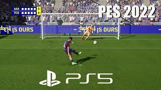 Efootball 2022 PS5 Penalty Shootout Gameplay