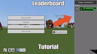 How To Make Leaderboards In Minecraft