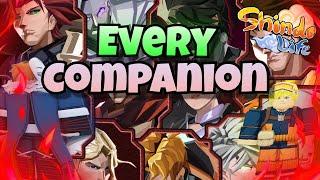 Every Companion in Shindo Life (ALL GCD7 COOLDOWNS)