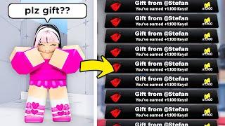 Begging For Gifts As An E-GIRL in Rivals!