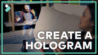 EASY Hologram Video Effect | Filmora9