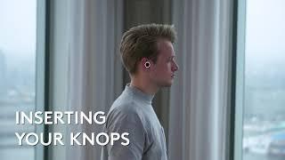 How to use - inserting your Limousine Earplugs  Knops