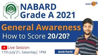 NABARD 2021 | General Awareness | How To Score 20/20 | By Amit Parhi