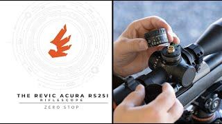 Revic | Acura | RS25i Quickstart | Setting the Zero STOP