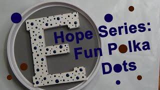 How to paint PERFECT polka dots! | Painting polka dots with things around the house |