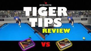 Tiger Tips - Product Review | (Onyx v Sniper) Worlds Best Billiard Tips? !!