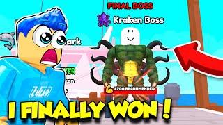 I FINALLY BEAT THE KRAKEN BOSS IN ARM WRESTLE SIMULATOR!