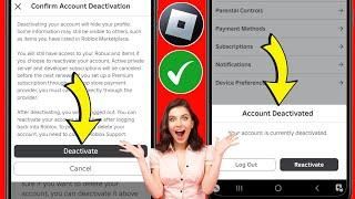 Как деактивировать свою учетную запись Roblox | деактивировать аккаунт роблокс