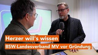 Bündnis Sahra Wagenknecht (BSW) erstmals auf MV1 - nachgefragt bei Toralf Herzer aus Rostock