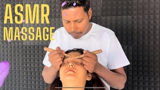 ASMR RELAXING |FEMALE HEAD MASSAGE by Vikram |@Coolmassage #asmr