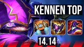 KENNEN vs YONE (TOP) | Rank 1 Kennen, Rank 6, 7/1/4, Dominating | EUNE Challenger | 14.14