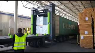 Fastest way to load pallets into a container