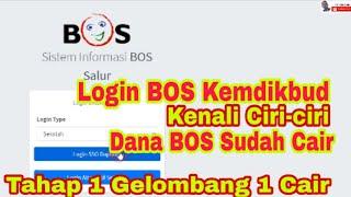 Dana BOS 2021 Cair Gelombang 1, Login bos.kemdikbud.go.id Sistem Informasi Rekening BOS Cek SK SP2D