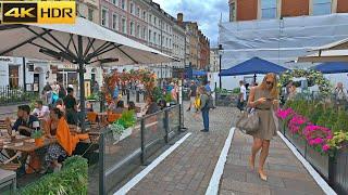 London’s Covent Garden Cloud Decoration - Aug 24 | A London Walk [4K HDR]