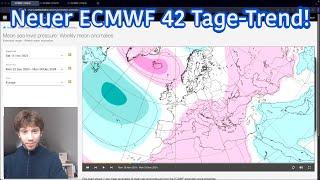 Spannende Dezemberaussichten! ECMWF 42-Tage-Trend #wetter