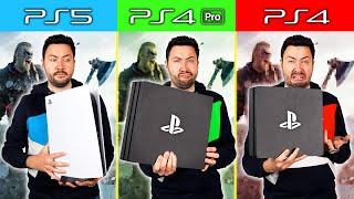 PS5 vs PS4 Pro vs PS4: the Big Comparison !