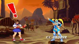 SAKURA KASUGANO vs R MIKA - High Level Gameplay - Street Fighter Mugen